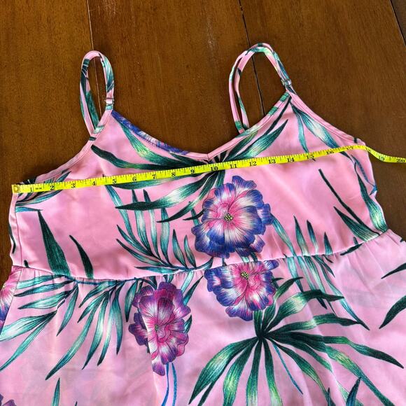 Show Me Your Mumu Caroline Mini Dress Maui Wowi Pink Sz Sml Spring Break Beach - Picture 12 of 13